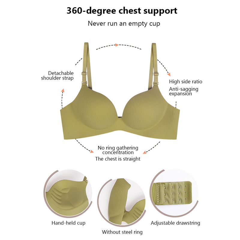 FallSweet Candy Push Up Bra fo - مراجعة Bralette Wireless Soft وسعره
