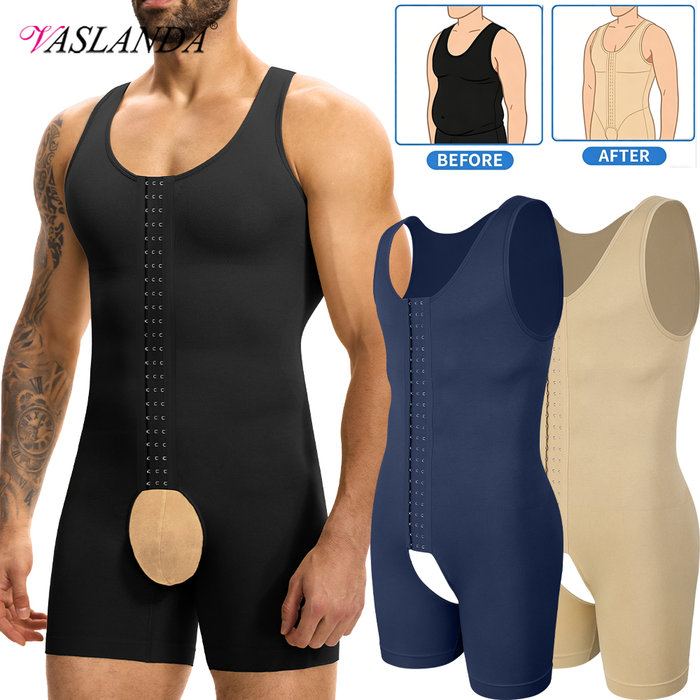 Men's Compression Shapewear  T - مراجعة Shapewear Bodysuit Firm وسعره