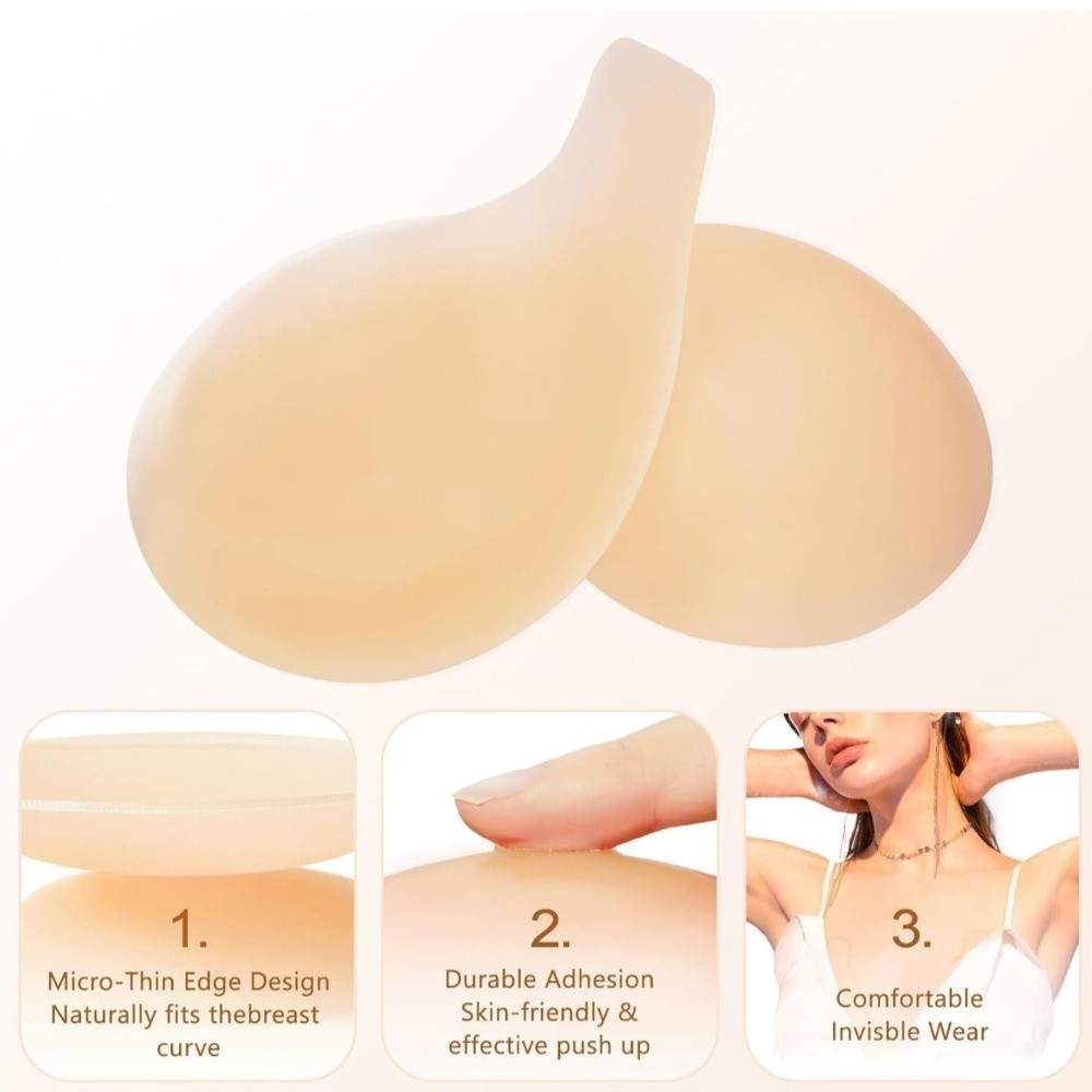 Seamless Silicone Nipple Cover - مراجعة Silicone Bra Adhesive وسعره