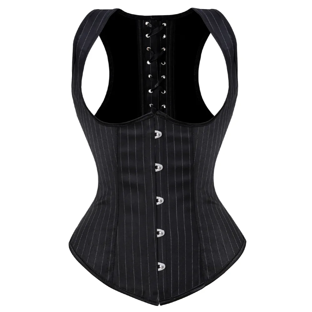 Women's Gothic Jacquard Underb - مراجعة Corset Waist Cinch وسعره