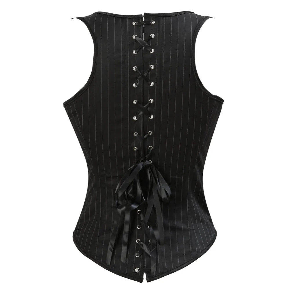 Women's Gothic Jacquard Underb - مراجعة Corset Waist Cinch وسعره