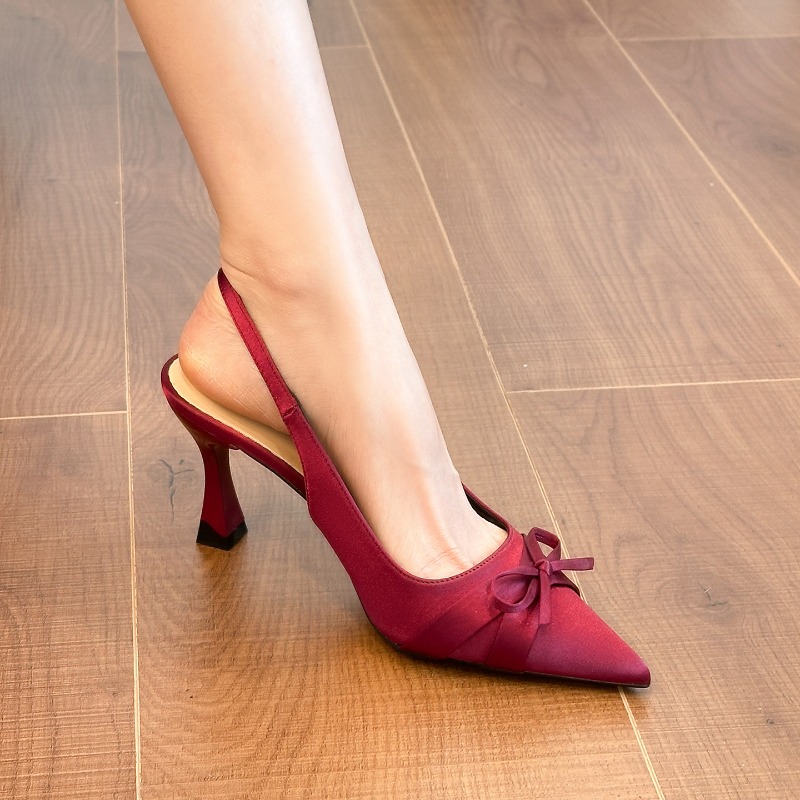 2026 Women's high heel shoes N - مراجعة Slip Dress Satin وسعره