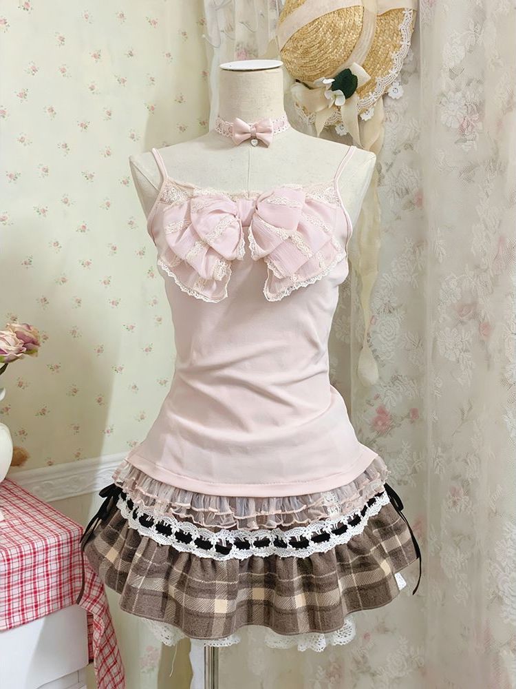 Japanese Sweet Three Piece Set - مراجعة Cami Top Lace وسعره