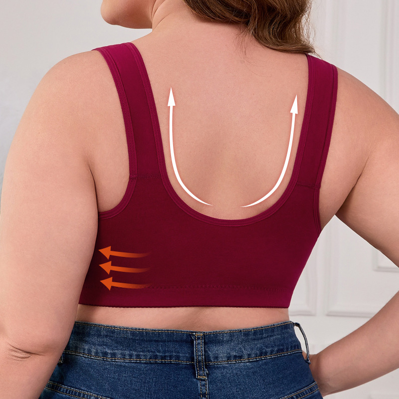 XL-7XL Plus Size Front Buckle  - مراجعة Seamless Underwear Women وسعره